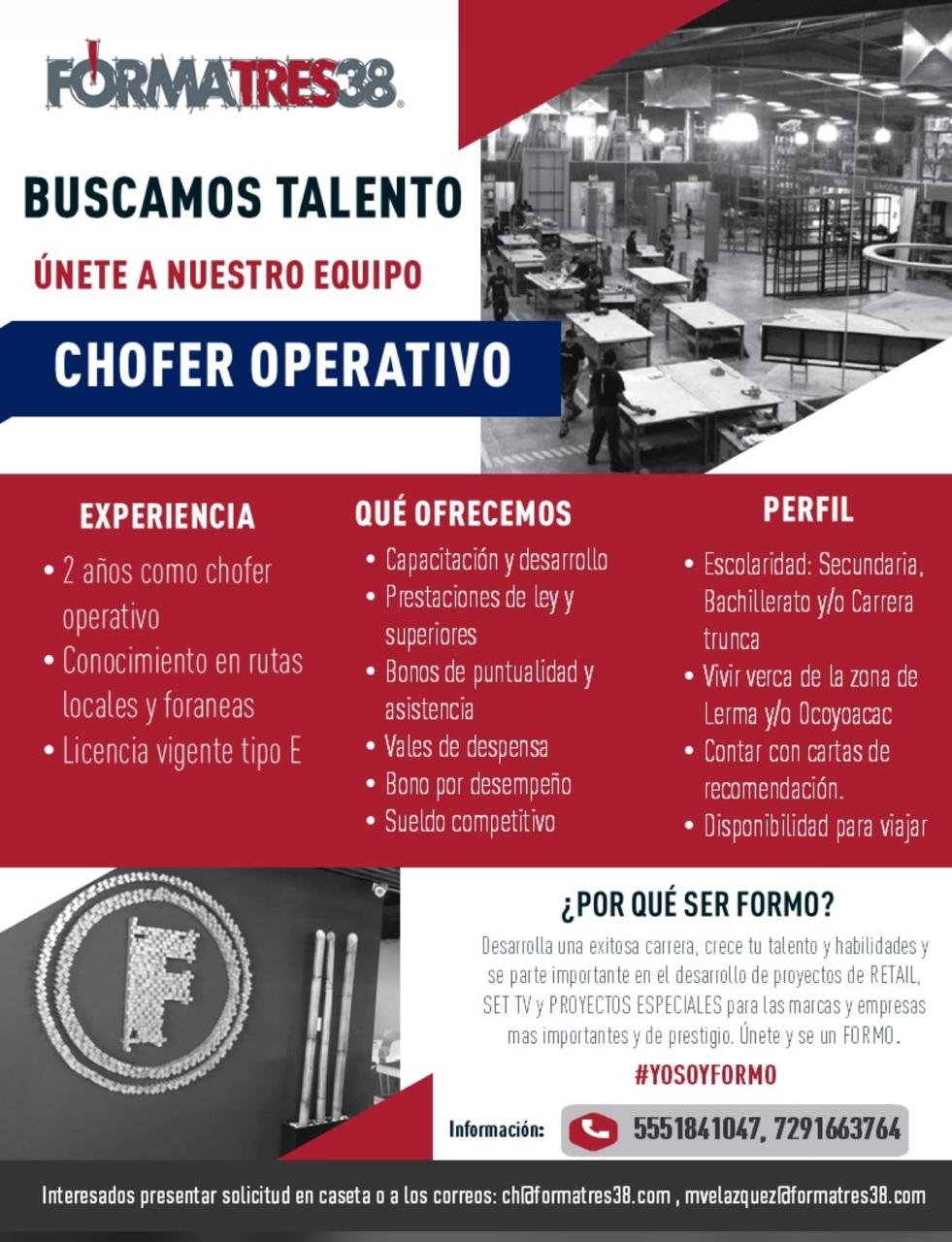 Chofer Operativo