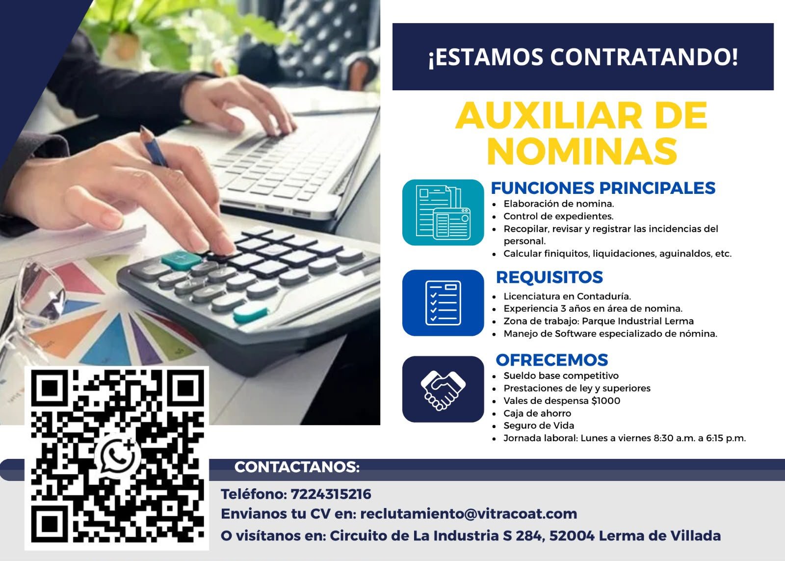 AUXILIAR DE NOMINAS