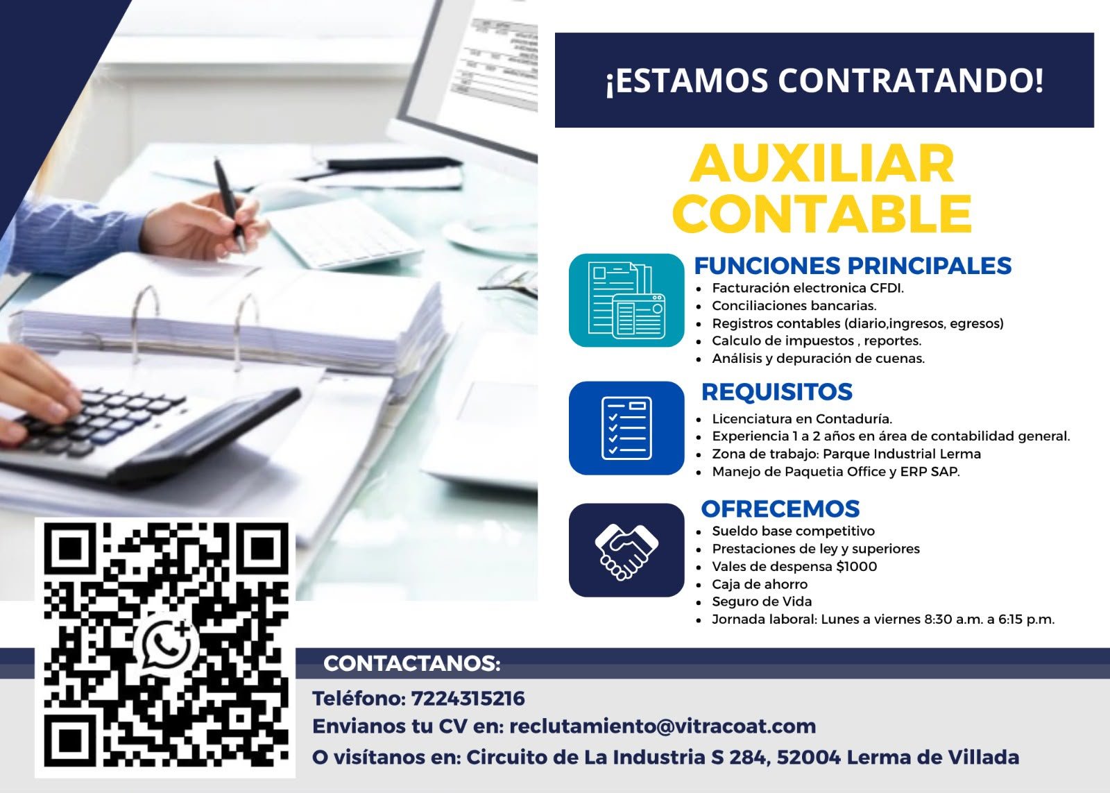 AUXILIAR CONTABLE