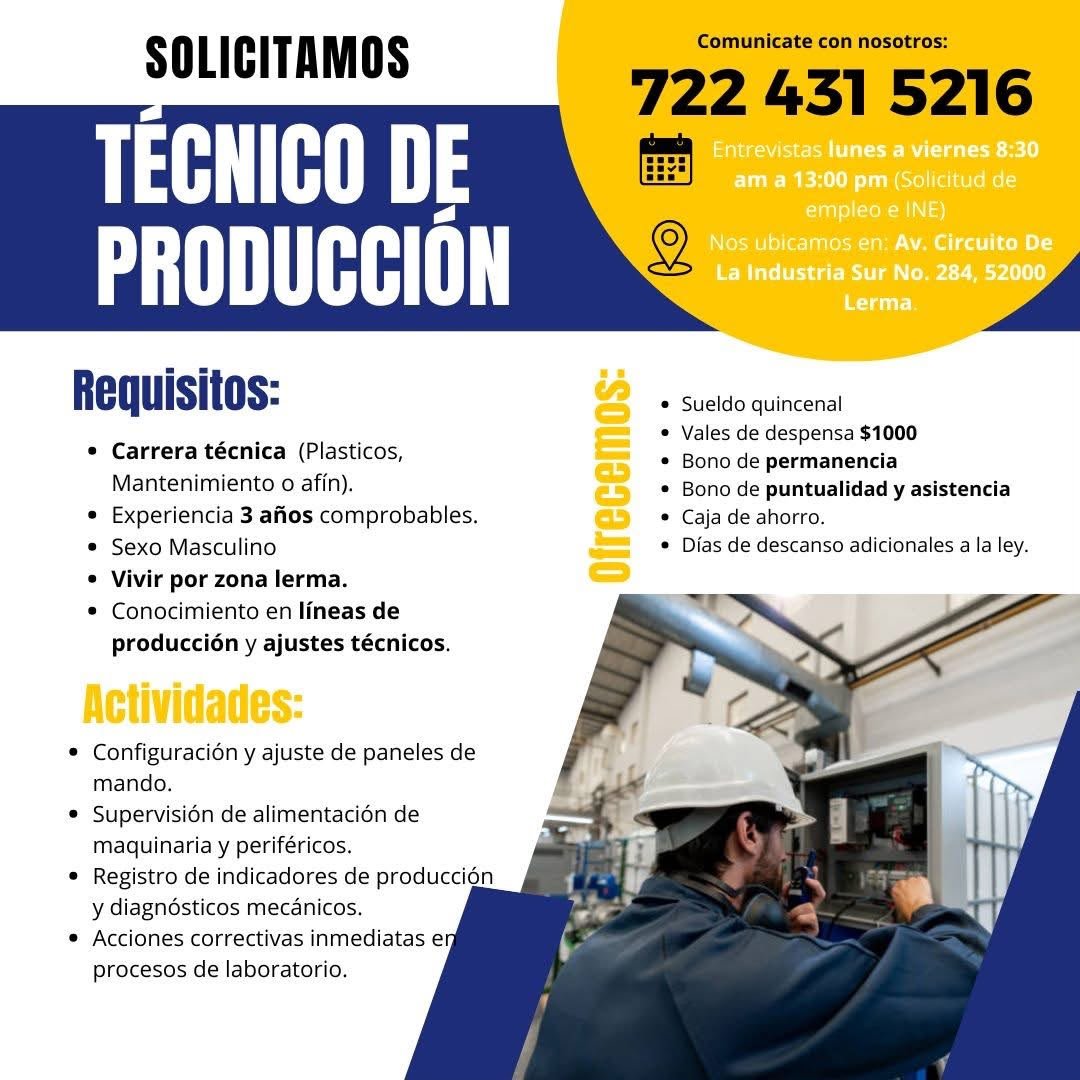Técnico de Producción