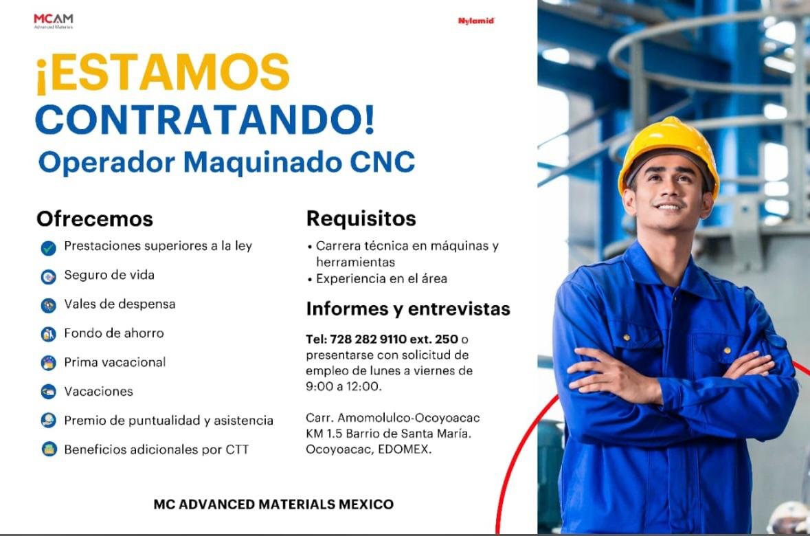 Operador Maquinando CNC