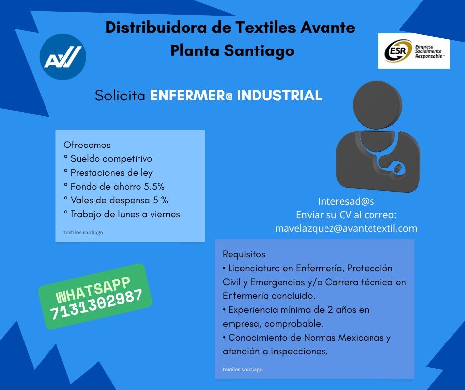 ENFERMER@ INDUSTRIAL