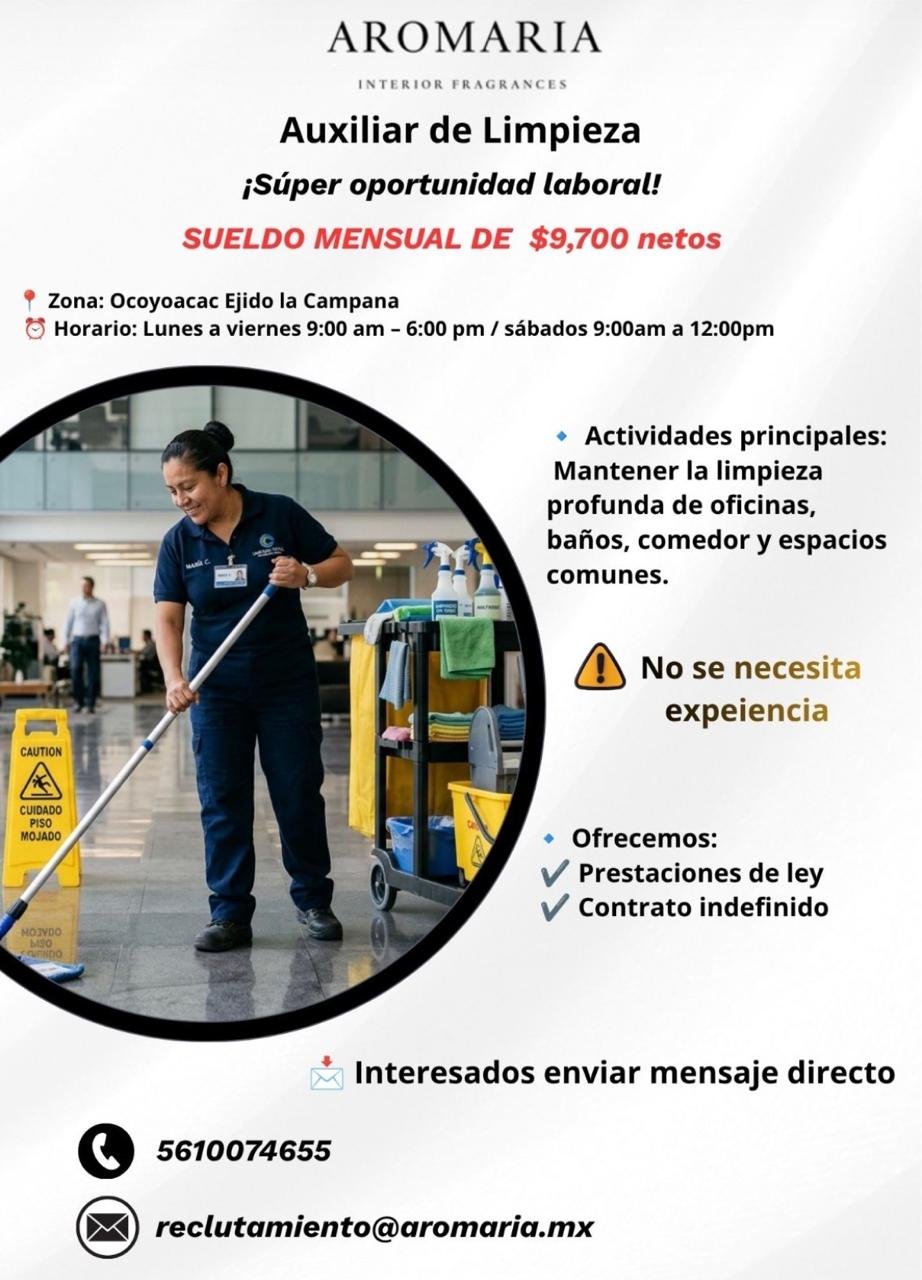 Auxiliar de Limpieza